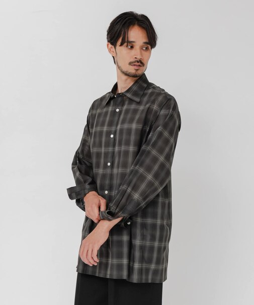 SHEER CH SQUARE CUT SHIRTS