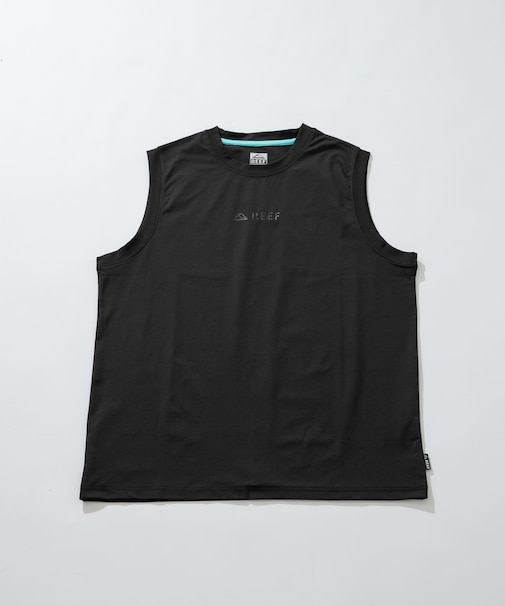 REEF　1POINT LOGO RASH TANK-TOP