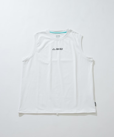 REEF　1POINT LOGO RASH TANK-TOP