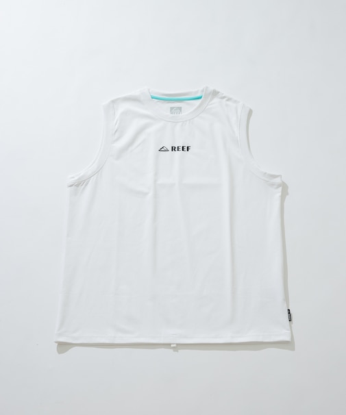 REEF　1POINT LOGO RASH TANK-TOP