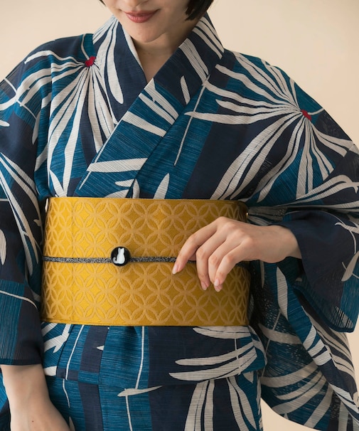 婦人帯 七宝柄