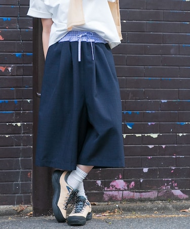 『UR TECH DRYLUXE』ハイツイストワイドバミューダパンツ