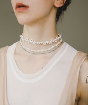 decor『デコール』 AQUAMARINE BEAD NECKLACE