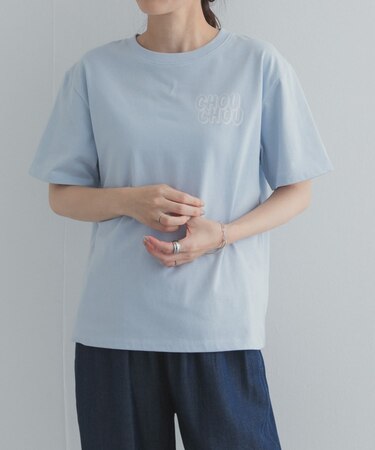 ポイントロゴプリントTシャツ