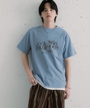 アシメグラフィックショートスリーブTシャツ