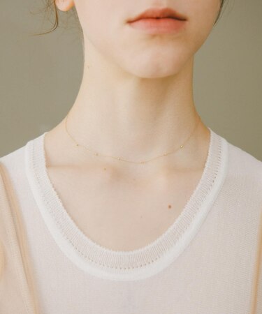 decor『デコール』 K10 DOT NECKLACE