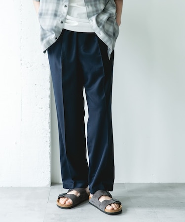COOLFIBER ツイルシャーリングスラックス
