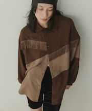 Siltrata　Fringe pattern shirts