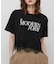 クロップドレースロゴTシャツ(半袖)