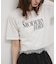 クロップドレースロゴTシャツ(半袖)