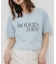 クロップドレースロゴTシャツ(半袖)