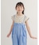 花柄ワッフルフレンチフリルTシャツ(KIDS)