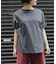 FORK&SPOON　ボトルネックギャザースリーブTシャツ