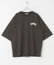 FORK&SPOON　フロッキープリントTシャツ