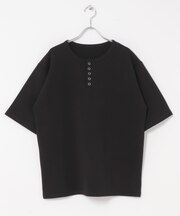 アソートヘンリーネックショートスリーブTシャツ