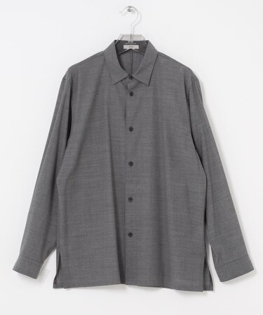 ATON　WOOL GAUZE LOOSE FIT SHIRTS