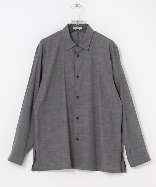 ATON　WOOL GAUZE LOOSE FIT SHIRTS