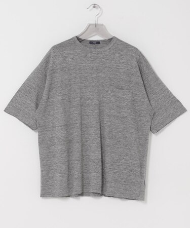 YLEVE　LINEN POCKET T-SHIRTS