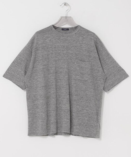 YLEVE　LINEN POCKET T-SHIRTS