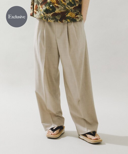『別注』YLEVE×URBAN RESEARCH S120S WOOL 3TACK PANTS