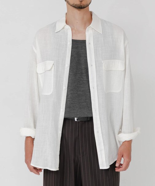 SANDWASH LINEN WORK SHIRTS