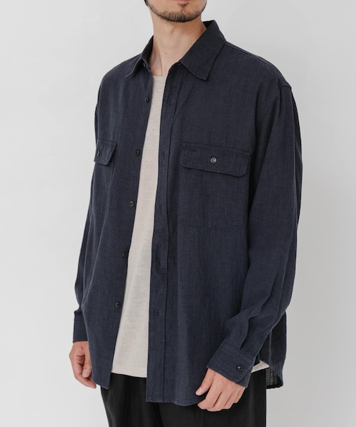 SANDWASH LINEN WORK SHIRTS