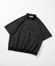ドットメッシュハーフジッププルオーバー