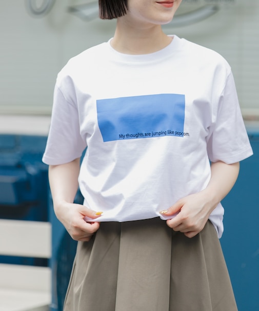 FORK&SPOON エンブロイダリーロゴTシャツ