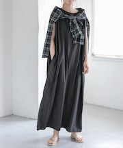 FORK&SPOON　バックジップワンピース