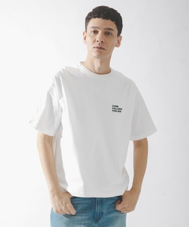 ワンポイント刺繍ショートスリーブTシャツ