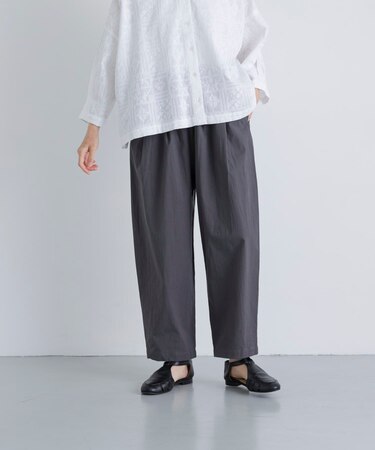コットンワッシャーサルエルパンツ