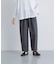 コットンワッシャーサルエルパンツ