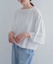 シルケットクロップドプルオーバー