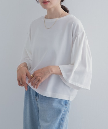 シルケットクロップドプルオーバー