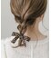 レオパードリボンヘアポニー