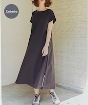 『吸水速乾/UVカット/イージーケア』『別注』THOUSAND MILE×URBAN RESEARCH FRENCH SLEEVE DRESS