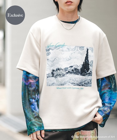 『別注』『イージーケア/接触冷感』The Met×SENSE OF PLACE S/S T-SHIRTS(Gogh)B