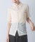 ELENDEEK　SHEER PLEATS KNIT TOP