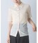 ELENDEEK　SHEER PLEATS KNIT TOP