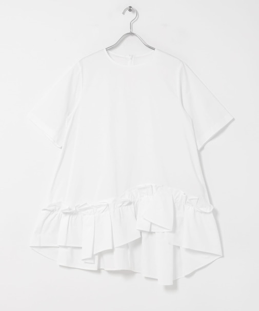 ELENDEEK FRILL HEM BLOUSE
