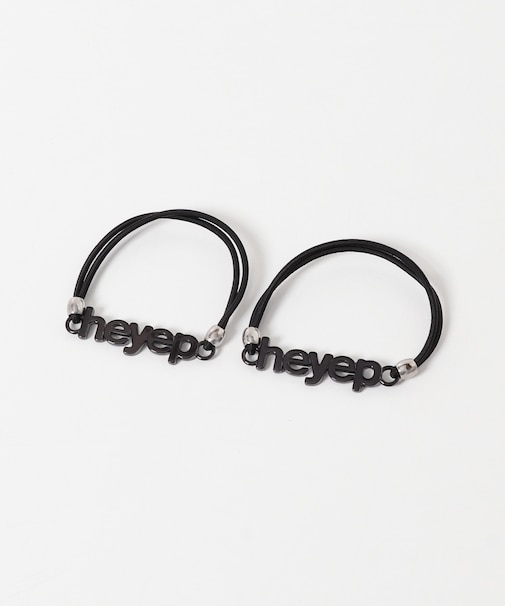 heyep LOGO HAIR TIES 2-PIECE