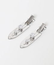 heyep　RHINE STONE CLIPS 2SET