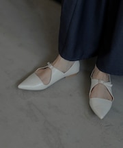 『MADE IN JAPAN』 パールポインテッドパンプス