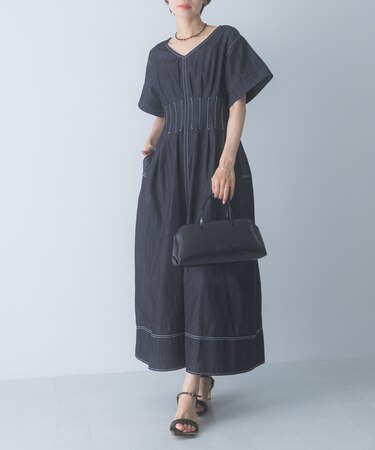 ELENDEEK　WAIST TUCKED ONE-PIECE
