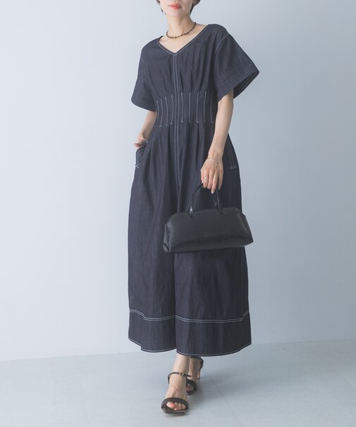 ELENDEEK　WAIST TUCKED ONE-PIECE