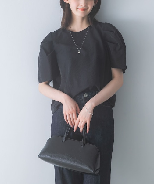 『WEB限定』フォルムスリーブシアーブラウス