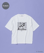 別注／Disney／フロッキープリントTシャツ