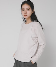 綿カシミヤレイヤードTシャツ