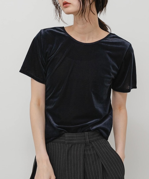 2WAYシシュウベロアTシャツ