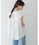 接触冷感バックフレアフレンチTシャツ